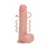 REALROCK - Vibrador giratório em natural (20,5 cm)