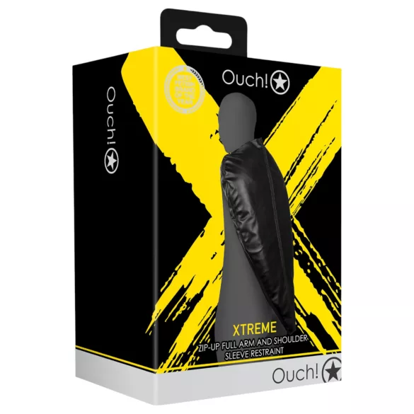 Ouch! - algema de braço traseira - couro sintético preto
