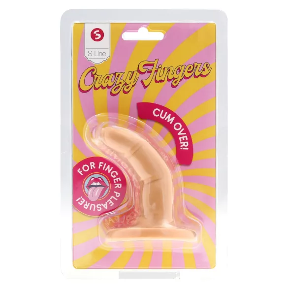 S-Line - dildo de dois dedos (cor natural)