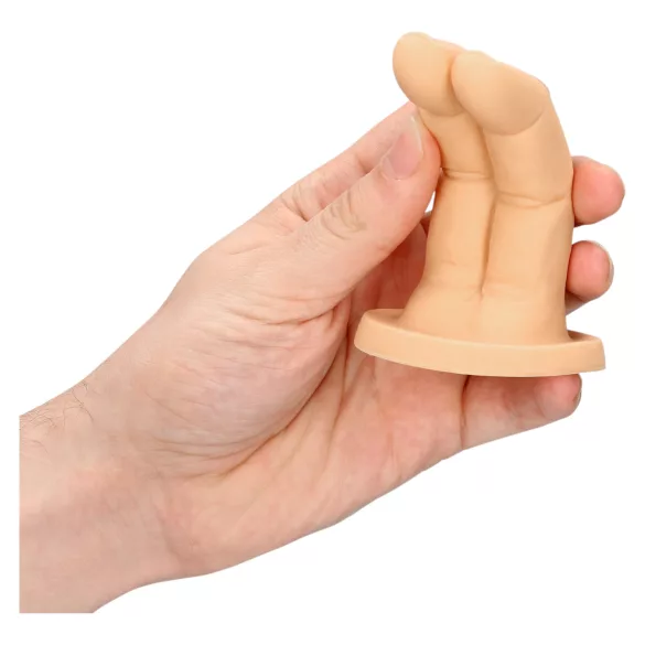 S-Line - dildo de dois dedos (cor natural)