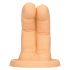 S-Line - Dildo Natural de Dois Dedos