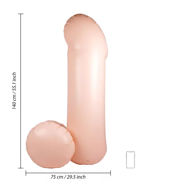 Blow Me Up - balão inflável pênis - 140cm