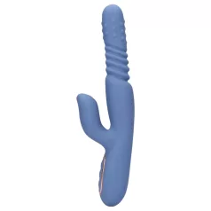   Loveline - vibrador com aquecimento e impulso - silicone azul