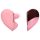 Loveline Tapping Heart - vibrador recarregável rosa para clitóris