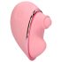 Loveline Tapping Heart - vibrador recarregável rosa para clitóris