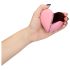 Loveline Tapping Heart - vibrador recarregável rosa para clitóris