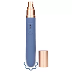  Loveline Travel - vibrador recarregável com reservatório de lubrificante - azul