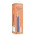 Loveline Travel - vibrador recarregável com reservatório de lubrificante - azul