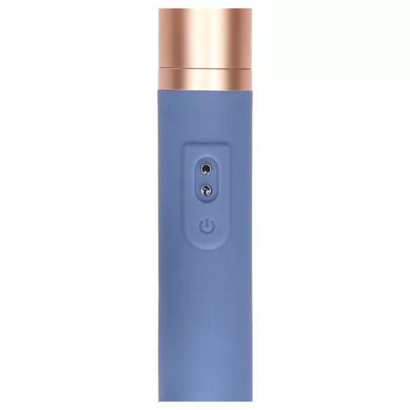 Loveline Travel - vibrador recarregável com reservatório de lubrificante - azul