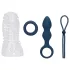 Loveline (S)explore - kit sexo masculino - conjunto brinquedos azuis