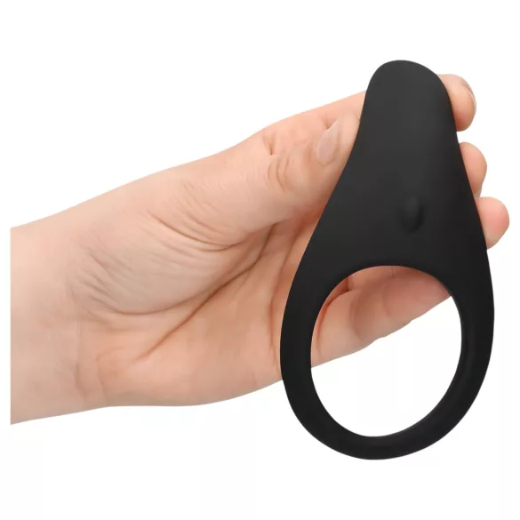 Loveline - anel peniano e escrotal vibratório recarregável - silicone preto