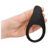 Loveline - anel peniano e escrotal vibratório recarregável - silicone preto