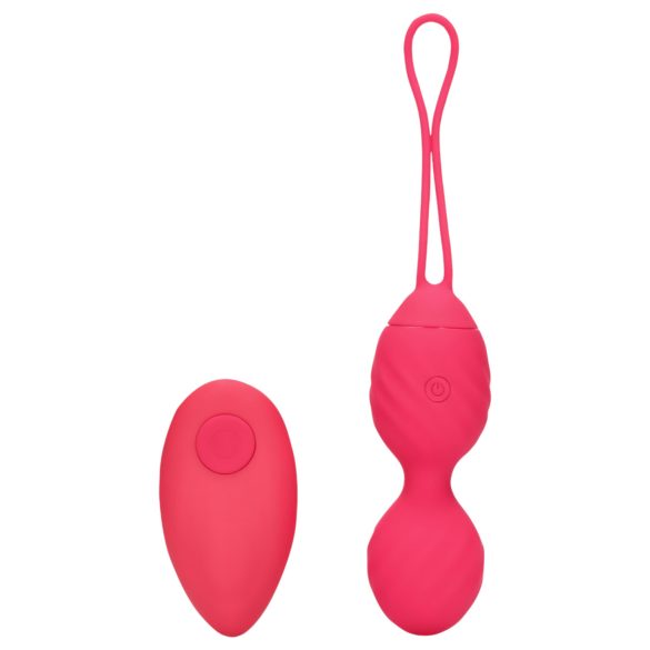 Loveline - Bola vibratória texturizada (rosa)