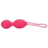 Loveline - bola vaginal vibratória texturizada - silicone rosa