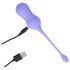 Loveline - Bola de Kegel vibratória roxa com controle remoto