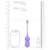 Loveline - Bola de Kegel vibratória roxa com controle remoto