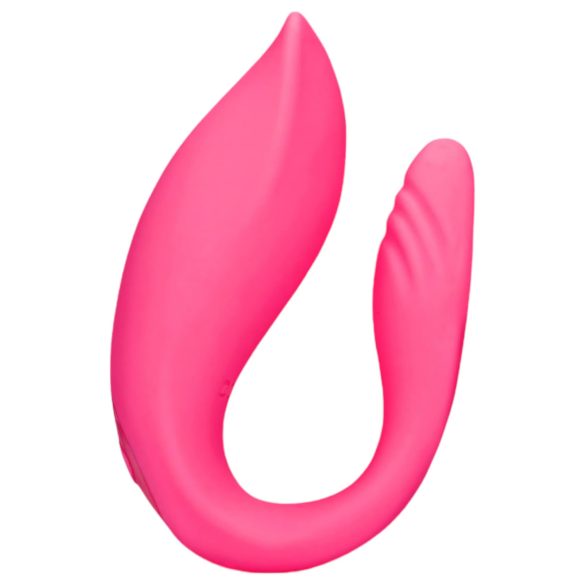 Loveline - Vibrador Duplo Rádio Recarregável (Rosa)