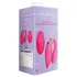 Loveline - vibrador casal recarregável com controle sem fio - silicone rosa