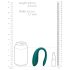 Loveline - vibrador duplo resistente à água com rádio (verde)
