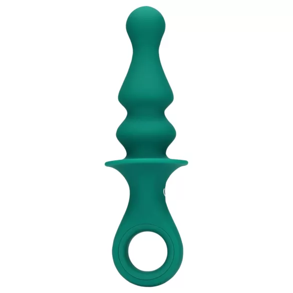 Loveline - vibrador anal recarregável com pérolas - verde