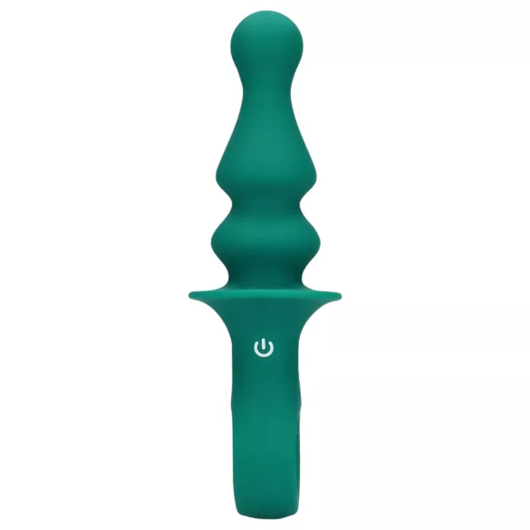 Loveline - vibrador anal recarregável com pérolas - verde