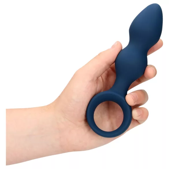 Loveline - plug anal com anel - grande - azul