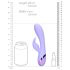 Loveline - Vibrador Coelho com Estimulador de Clitóris (Roxo)