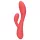 Loveline - vibrador recarregável, resistente à água, com estimulador de clitóris (rosa)