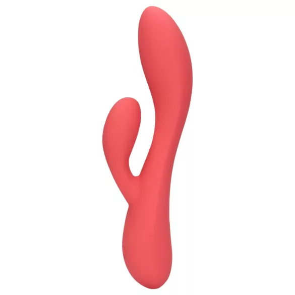 Loveline - vibrador recarregável, resistente à água, com estimulador de clitóris (rosa)