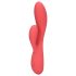Loveline - vibrador rosa, recarregável e à prova d'água com estimulador