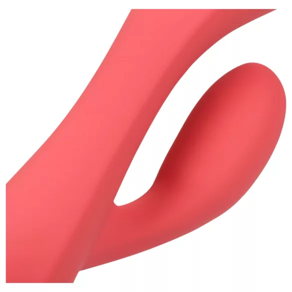 Loveline - vibrador recarregável, resistente à água, com estimulador de clitóris (rosa)