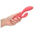 Loveline - vibrador rosa, recarregável e à prova d'água com estimulador