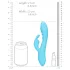 Loveline - vibrador coelho à prova d'água - estimulador clitóris - azul