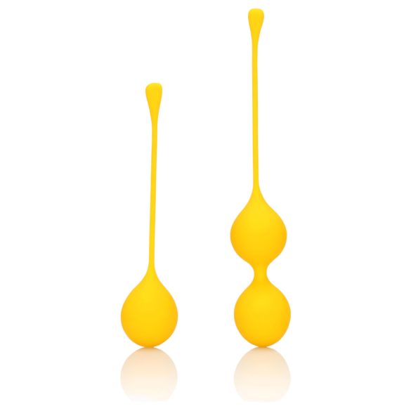 Loveline - Conjunto de Bolas de Silicone - 2 peças (amarelo)