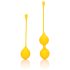 Loveline - Conjunto de Bolas de Silicone - 2 peças (amarelo)