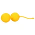 Loveline - bolas tailandesas de silicone - kit 2 peças - amarelo
