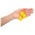 Loveline - Conjunto de Bolas de Silicone - 2 peças (amarelo)