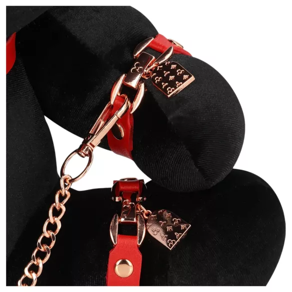 Bondage Rabbit - Fantasia BDSM coelho - acessório fetiche - preto