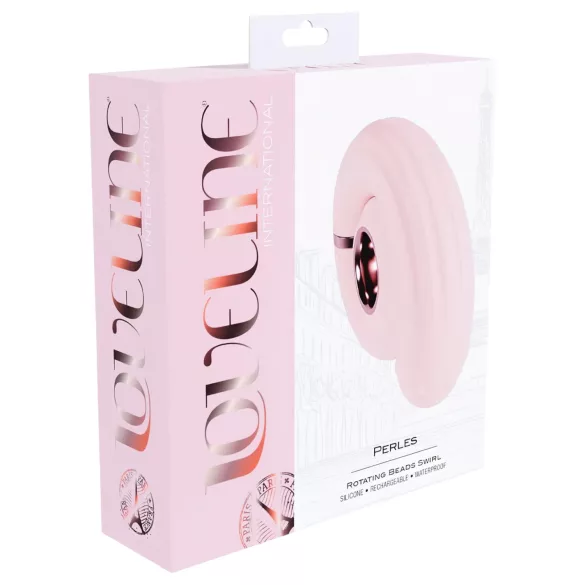 Loveline Perles - vibrador ponto G com pérolas - silicone rosa
