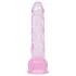 RealRock - dildo realista com testículos (rosa) - 12,7 cm