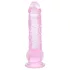 RealRock - dildo realista com testículos (rosa) - 12,7 cm