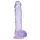 RealRock - dildo realista com testículos (roxo) - 12,7 cm