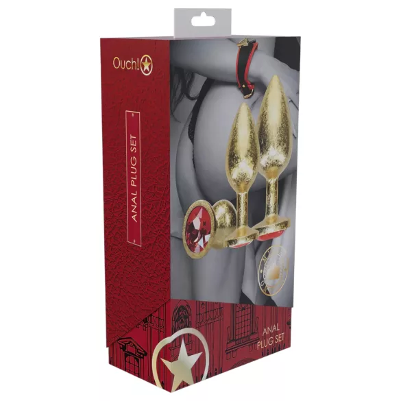 Ouch! - plug anal kit - ouro
