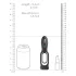 No.88 - anel peniano vibratório - silicone preto