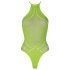 Ouch! - Body efeito fosforescente com tiras (neon verde) - XL-4XL