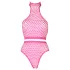 Ouch! - conjunto lingerie fosforescente - rosa