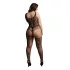 Le Désir - body arrastão - preto - tamanho S-XL
