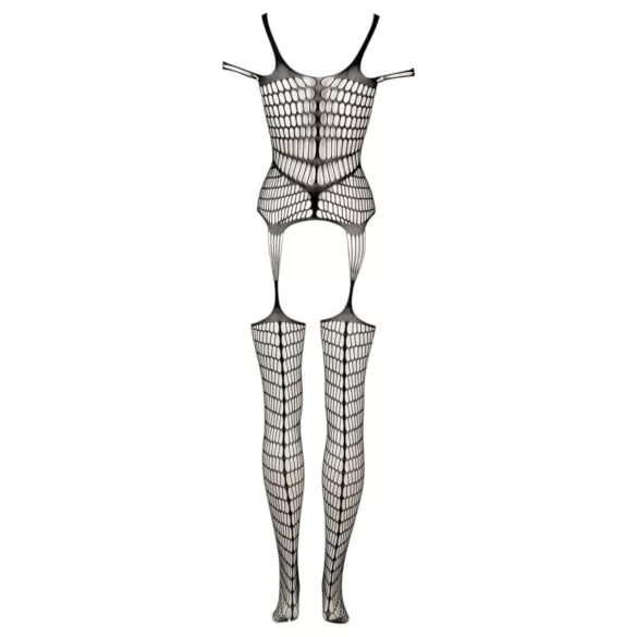 Le Désir - conjunto lingerie arrastão - preto - S-XL