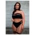 Le Désir Plus Size - Conjunto de Lingerie 3 Peças - Preto (XL-4XL)