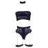 Le Désir Plus Size - Conjunto de Lingerie 3 Peças - Preto (XL-4XL)